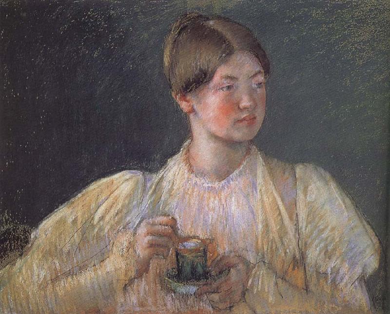 Mary Cassatt Hot chocolate Germany oil painting art